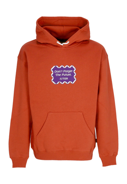 IUTER Felpa Cappuccio Uomo Future Hoodie Brick da uomo
