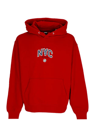 Tommy Hilfiger Felpa Cappuccio Uomo Game Day Logo Hoodie Arizona Red da uomo