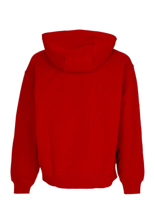 Tommy Hilfiger Felpa Cappuccio Uomo Game Day Logo Hoodie Arizona Red da uomo