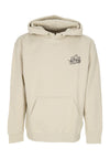 HUF Felpa Cappuccio Uomo Glow Po Hoodie Stone da uomo