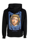 PROPAGANDA Felpa Cappuccio Uomo Grace Hoodie Black da uomo