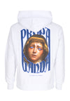 PROPAGANDA Felpa Cappuccio Uomo Grace Hoodie White da uomo