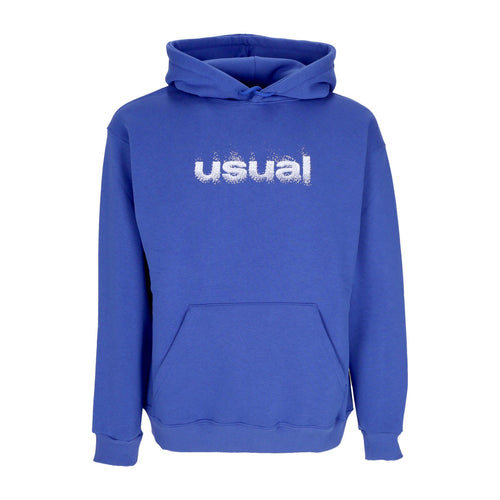 USUAL Felpa Cappuccio Uomo Hangover Hoodie Royal da uomo