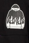 OCTOPUS Felpa Cappuccio Uomo Iconic Hoodie Black da uomo
