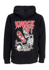 C1RCA Felpa Cappuccio Uomo Knock Out Hoodie Black da uomo