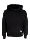 PROPAGANDA Felpa Cappuccio Uomo Label Bicolor Hoodie Black da uomo