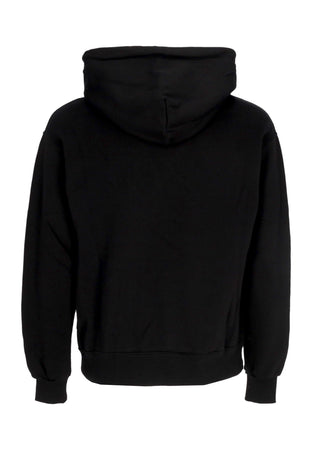 PROPAGANDA Felpa Cappuccio Uomo Logo Badfate Hoodie Black da uomo