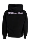 PROPAGANDA Felpa Cappuccio Uomo Logo Og Hoodie Black da uomo