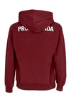 PROPAGANDA Felpa Cappuccio Uomo Logo Og Hoodie Garnet da uomo