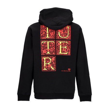 IUTER Felpa Cappuccio Uomo Mediolanum Hoodie Black da uomo