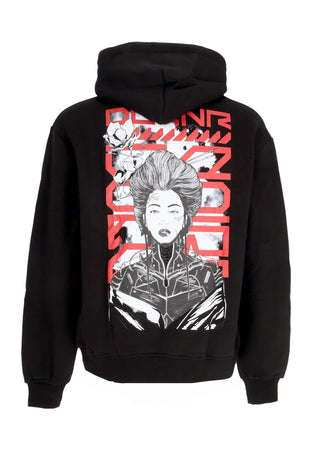 DOLLY NOIRE Felpa Cappuccio Uomo Metal Gheisha Hoodie Black da uomo