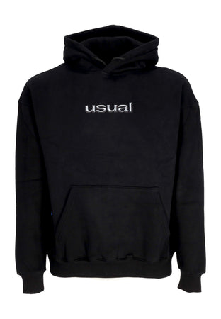 USUAL Felpa Cappuccio Uomo Metal Hoodie Blue Royal da uomo