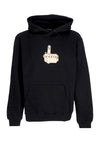 WASTED PARIS Felpa Cappuccio Uomo Middle Hoodie Black da uomo