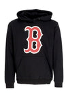 47 BRAND Felpa Cappuccio Uomo Mlb Backer Burnside Hoodie Bosred Jet Black da uomo