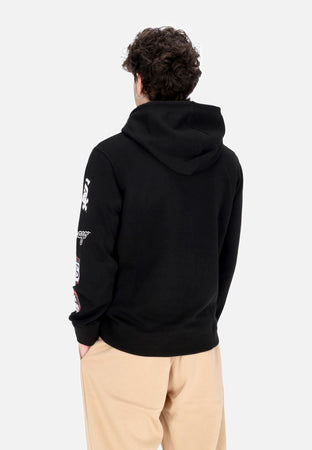 FANATICS BRANDED Felpa Cappuccio Uomo Mlb Fundamental Pullover Hoodie Chiwhi Black/stone Grey da uomo