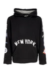 FANATICS BRANDED Felpa Cappuccio Uomo Mlb Fundamental Pullover Hoodie Neyyan Black/stone Grey da uomo