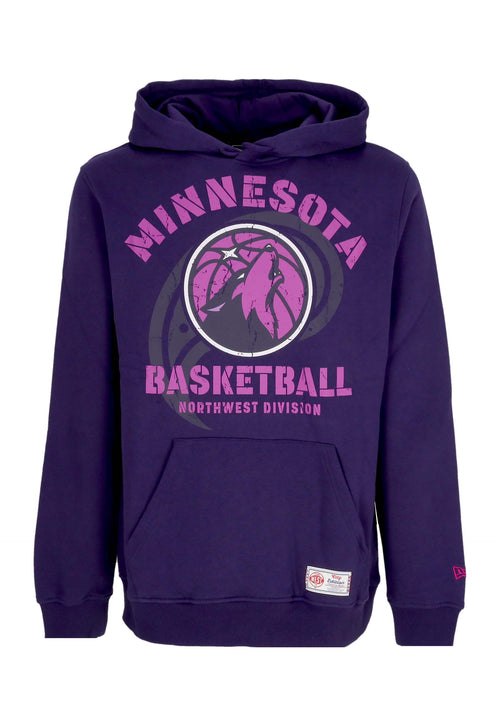 NEW ERA Felpa Cappuccio Uomo Nba Ce Hoodie Mintim Original Team Colors da uomo