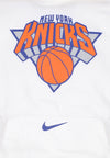 NIKE NBA Felpa Cappuccio Uomo Nba City Edition Club Hoodie Neykni White/rush Blue da uomo