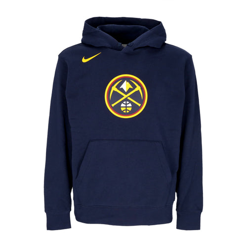NIKE NBA Felpa Cappuccio Uomo Nba Club Hoodie Dennug College Navy da uomo