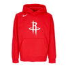 NIKE NBA Felpa Cappuccio Uomo Nba Club Hoodie Houroc University Red da uomo