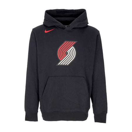 NIKE NBA Felpa Cappuccio Uomo Nba Club Hoodie Porbla Black da uomo