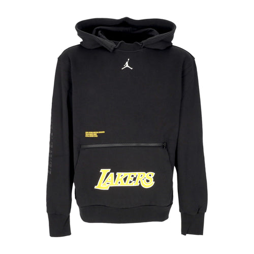 NIKE NBA Felpa Cappuccio Uomo Nba Courtside Statement Fleece Hoodie Loslak Black da uomo
