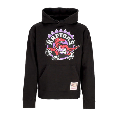 MITCHELL & NESS Felpa Cappuccio Uomo Nba Team Logo Hoodie Torrap Black da uomo