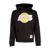 MITCHELL & NESS Felpa Cappuccio Uomo Nba Team Logo Hoodie Udp Loslak Black da uomo