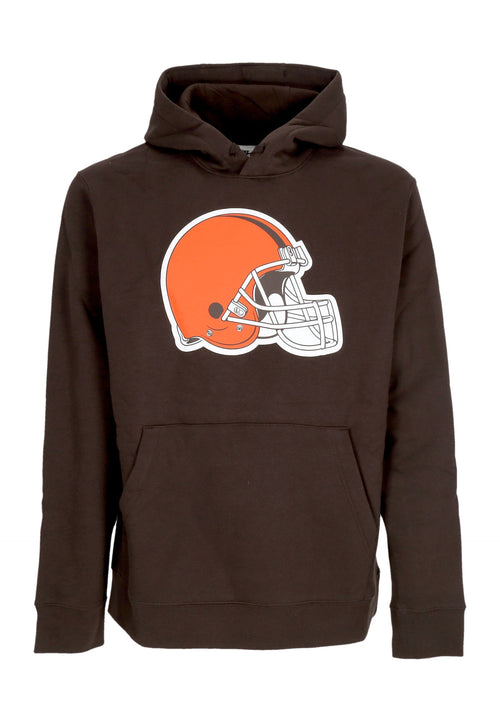 FANATICS BRANDED Felpa Cappuccio Uomo Nfl Club Fleece Po Hoodie Clebro Original Team Colors da uomo
