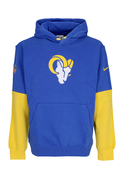 FANATICS BRANDED Felpa Cappuccio Uomo Nfl Club Hoodie Team Issue Losram Original Team Colors da uomo