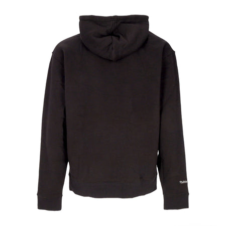 MITCHELL &amp; NESS Felpa Cappuccio Uomo Nfl Team Logo Hoodie Upd Kanchi Black da uomo
