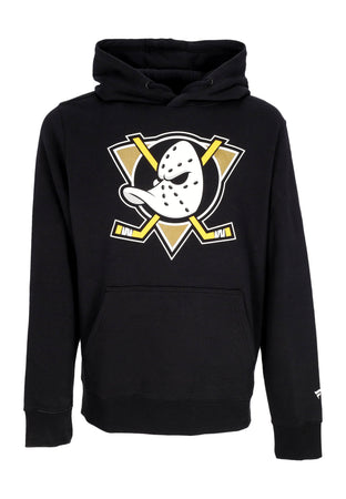FANATICS BRANDED Felpa Cappuccio Uomo Nhl Primary Logo Graphic Hoodie Anaduc Black da uomo