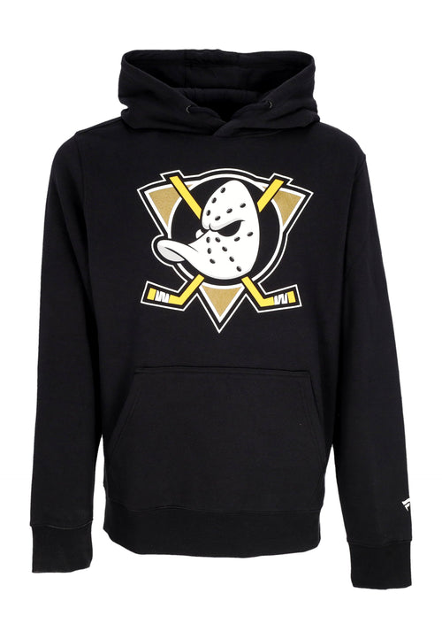 FANATICS BRANDED Felpa Cappuccio Uomo Nhl Primary Logo Graphic Hoodie Anaduc Black da uomo