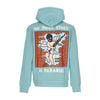 DOOMSDAY Felpa Cappuccio Uomo No More Space Hoodie Aqua da uomo