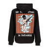 DOOMSDAY Felpa Cappuccio Uomo No More Space Hoodie Black da uomo