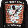 DOOMSDAY Felpa Cappuccio Uomo No More Space Hoodie Black da uomo