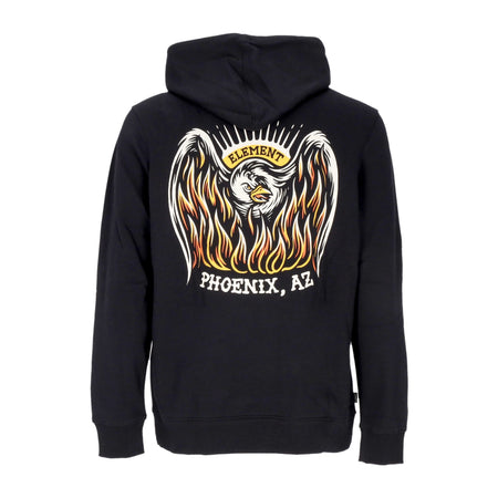 ELEMENT Felpa Cappuccio Uomo Phoenix Az Hoodie Flint Black da uomo