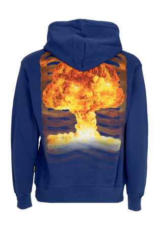 PROPAGANDA Felpa Cappuccio Uomo Ribs Atomic Hoodie Spectre da uomo