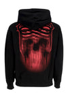 PROPAGANDA Felpa Cappuccio Uomo Ribs Crown Hoodie Black da uomo