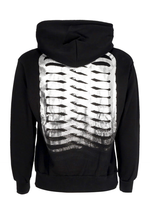 PROPAGANDA Felpa Cappuccio Uomo Ribs Og Hoodie Black da uomo