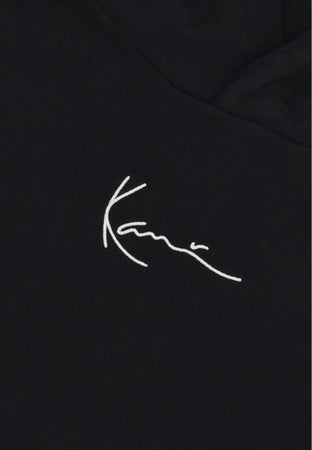 KARL KANI Felpa Cappuccio Uomo Small Signature Essential Os Hoodie Black da uomo