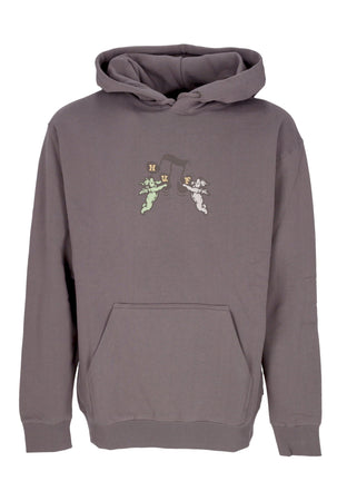 HUF Felpa Cappuccio Uomo Song Po Hoodie Light Plum da uomo