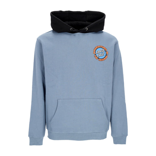 SANTA CRUZ Felpa Cappuccio Uomo Speed Mfg Dot Hoodie Dusty Blue da uomo