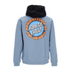 SANTA CRUZ Felpa Cappuccio Uomo Speed Mfg Dot Hoodie Dusty Blue da uomo