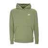 Nike Felpa Cappuccio Uomo Sportswear Club Fleece Hoodie Alligator/alligator/white da uomo