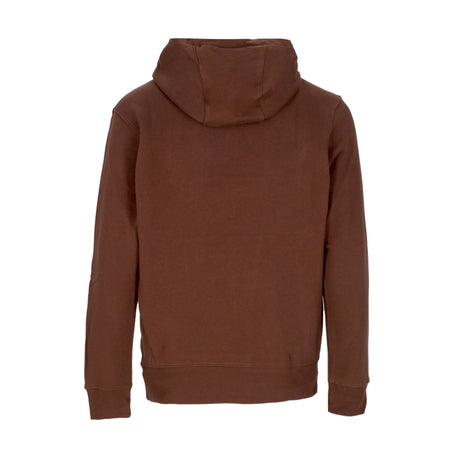 Nike Felpa Cappuccio Uomo Sportswear Club Fleece Hoodie Cacao Wow/cacao Wow/white da uomo