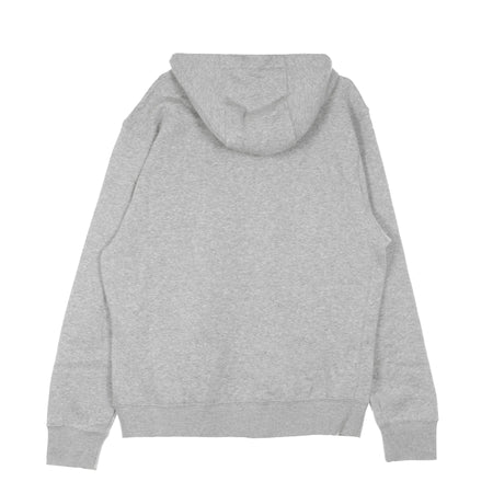 Nike Felpa Cappuccio Uomo Sportswear Club Fleece Hoodie Dk Grey Heather/matte Silver/white da uomo