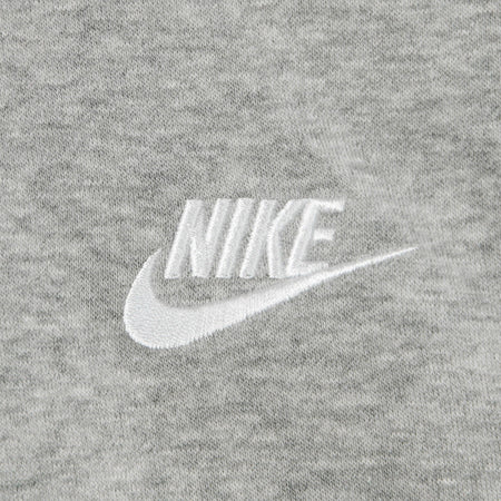 Nike Felpa Cappuccio Uomo Sportswear Club Fleece Hoodie Dk Grey Heather/matte Silver/white da uomo