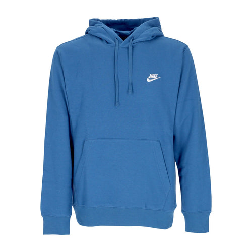 Nike Felpa Cappuccio Uomo Sportswear Club Fleece Hoodie Dk Marina Blue/dk Marina Blue/white da uomo