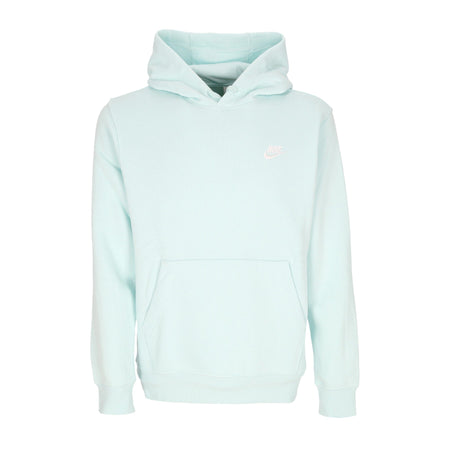 Nike Felpa Cappuccio Uomo Sportswear Club Fleece Hoodie Jade Ice/jade Ice/white da uomo